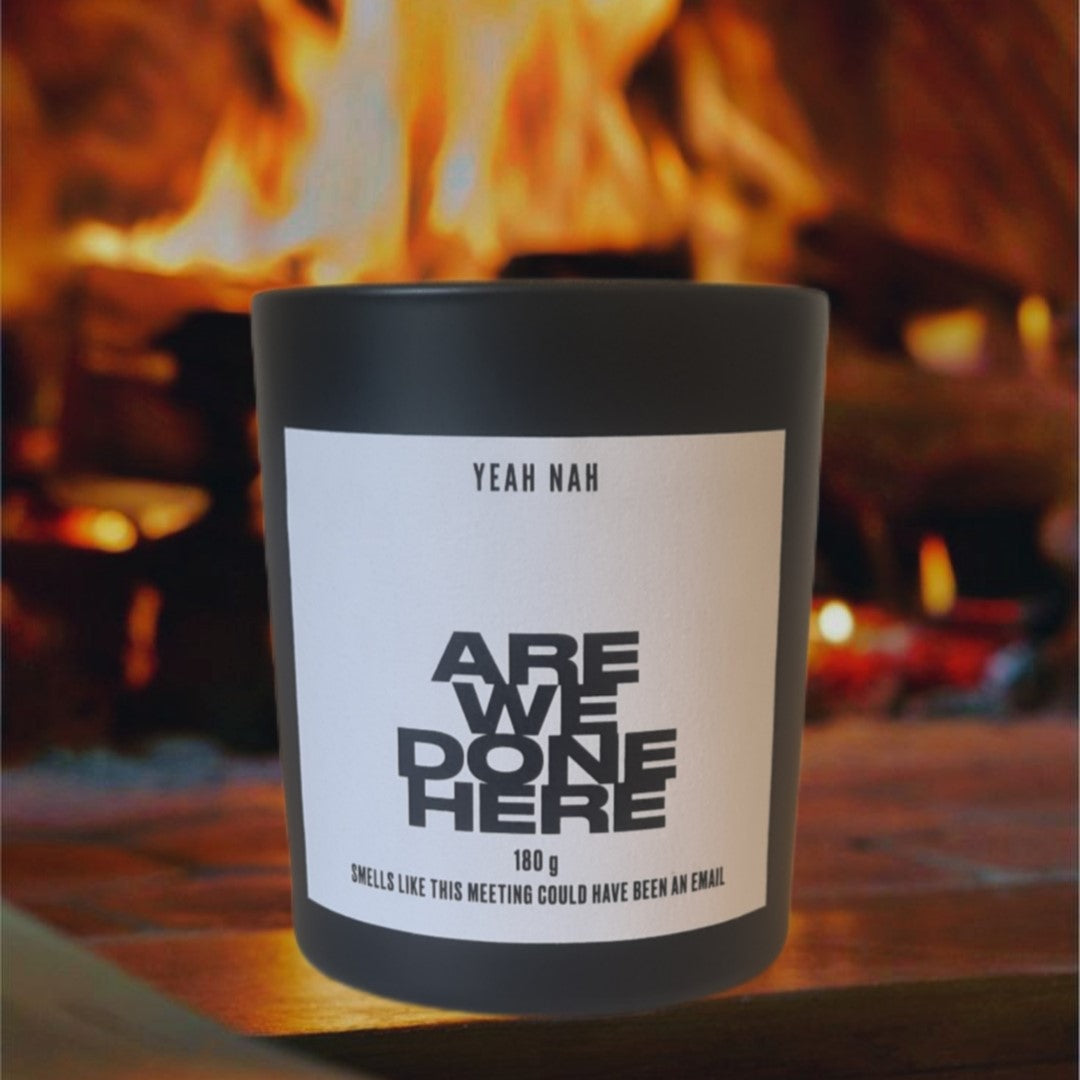 Are We Done Here? Smells Like This Could Have Been An Email Candle