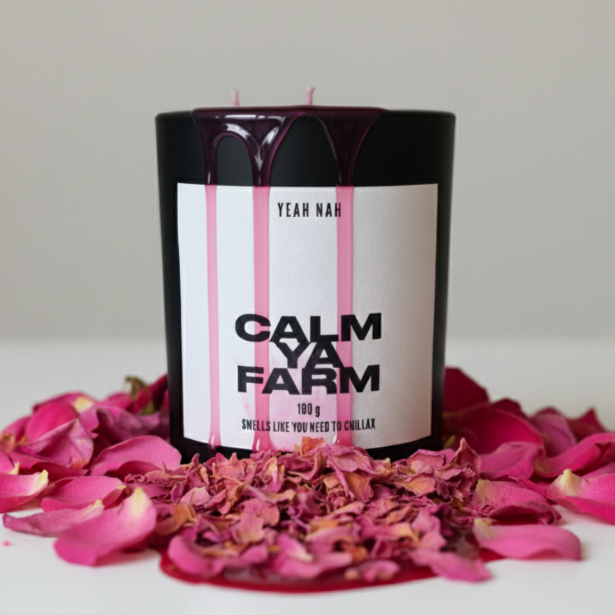 Calm Ya Farm, Smells Like You Need to Chillax Candle